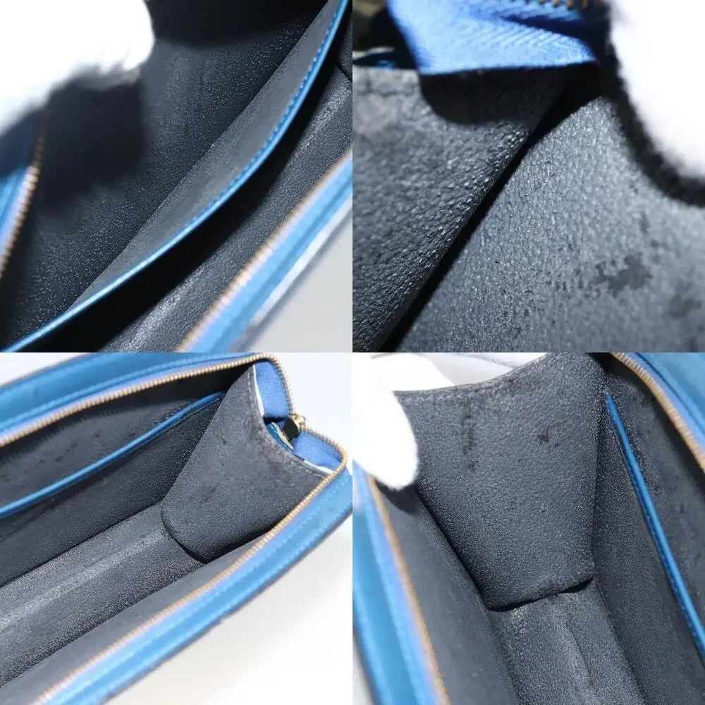 Louis Vuitton Epi Trousse Crete Pouch Blue